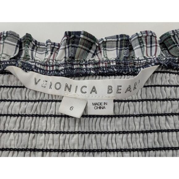 Women's Veronica Beard Ziada Dress Plaid US Size 6 Retail $495 - Picture 6 of 10